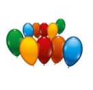 100 sortierte Ballons im Eimer