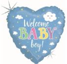 Welcome Baby Boy 46 cm   18