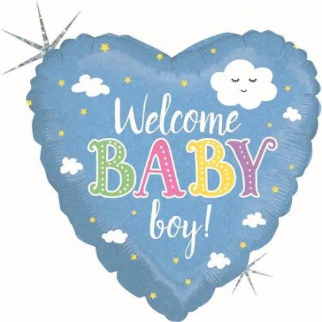 Welcome Baby Boy 46 cm   18