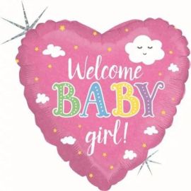 Welcome Baby Girl 46 cm   18