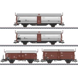 H0 Schiebedach- Schiebewandwagen-Set Tbes-t-66