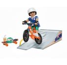 Skateboard mit Rampe