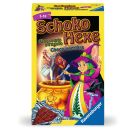 Ravensburger 23082 - Schoko Hexe , Mitbringspiel für 2-6 Spieler, Kartenspiel ab 6 Jahren, kompaktes Format, Reisespie