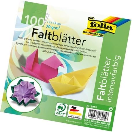 Folia - Faltblätter 15 x 15 cm 100 Blatt