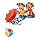 Ravensburger 23063 - Nanu? Mitbringspiel für 2-4 Spieler, Merkspiel ab 4 Jahren, kompaktes Format, Reisespiel, Würfels