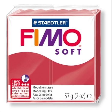 Fimo Soft 57g kirschrot