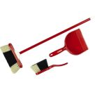 Theo Klein Spiel-Kehrset 3-teilig Kunststoff rot