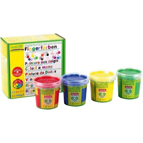 Ökonorm - Fingermalfarbe 4er Set