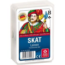 ASS Skat Leinen, französisches Bild. Kartenspiel