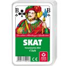 ASS Skat, französisches Bild im Kunststoffetui. Kartenspiel