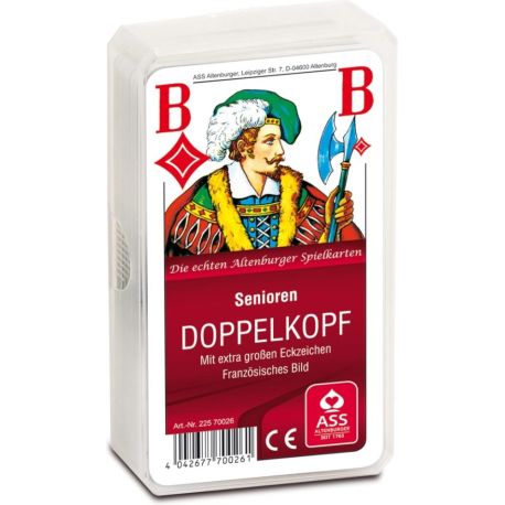 ASS Senioren Doppelkopf, französisches Bild. Kartenspiel