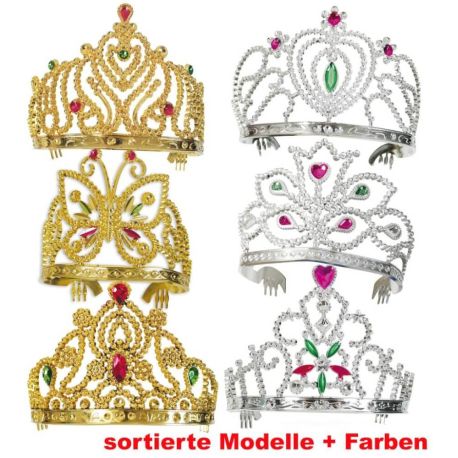 FRIES - Diadem, gold + silber, sortierte Modelle