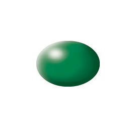 laubgrün, seidenmatt RAL 6001 Aqua Color 18 ml, Revell Modellbau-Farbe auf Wasserbasis