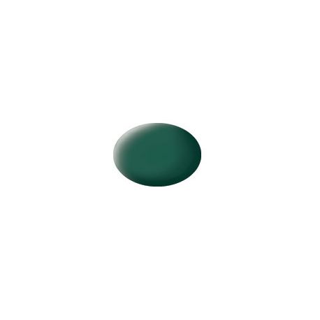 seegrün, matt RAL 6028 Aqua Color 18 ml, Revell Modellbau-Farbe auf Wasserbasis