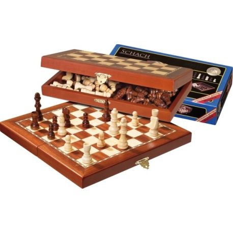 Philos Reiseschach magnetisch, Feldgröße 30 mm Gesamtgröße 30 cm