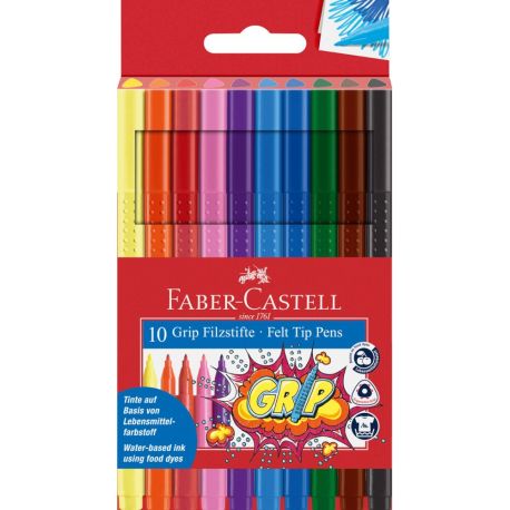 Filzstift GRIP Colour Marker 10er Etui