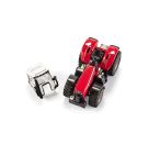 SIKU 1844 Massey Ferguson Traktor mit Anhänger