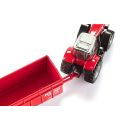 SIKU 1844 Massey Ferguson Traktor mit Anhänger