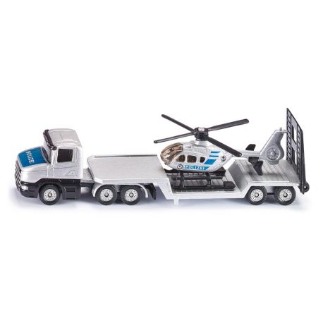 SIKU 1610 Super Tieflader mit Helikopter, sortiert