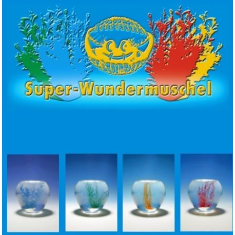 Wundermuschel, farblich sortiert