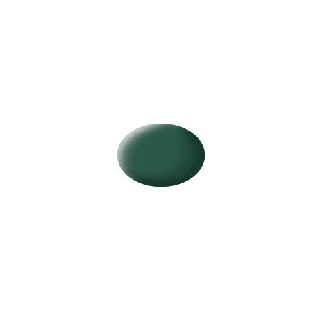 Dunkelgrün, matt Aqua Color 18 ml, Revell Modellbau-Farbe auf Wasserbasis