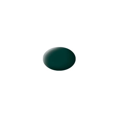 Schwarzgrün, matt Aqua Color 18 ml, Revell Modellbau-Farbe auf Wasserbasis