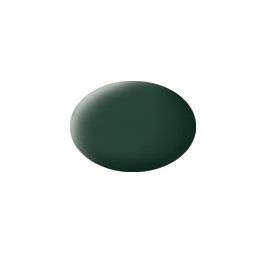 Dunkelgrün, matt RAF Aqua Color 18 ml, Revell Modellbau-Farbe auf Wasserbasis