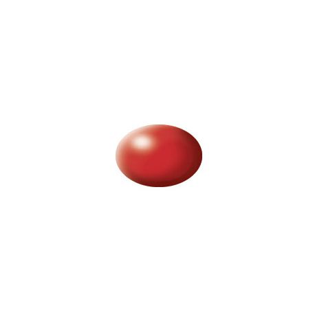 Feuerrot, seidenmatt Aqua Color 18 ml, Revell Modellbau-Farbe auf Wasserbasis