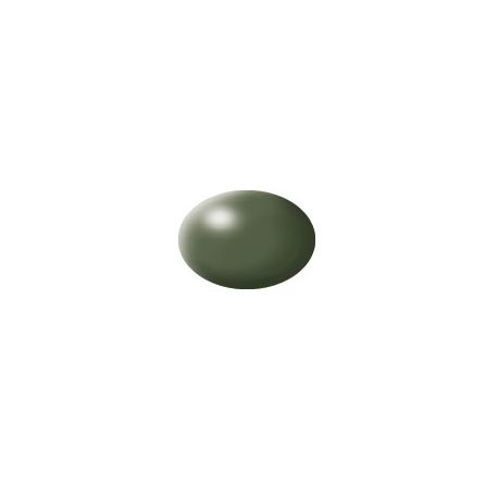 Olivgrün, seidenmatt Aqua Color 18 ml, Revell Modellbau-Farbe auf Wasserbasis