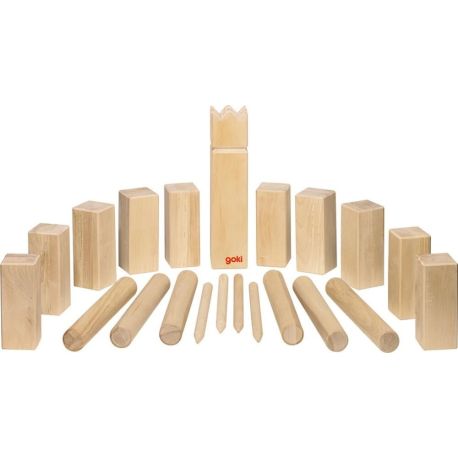 Wikingerspiel Kubb, im Baumwollbeutel