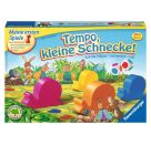 Ravensburger Kinderspiel 21420 - Tempo kleine Schnecke, Das spannende Schneckenrennen, Brettspiel und Gesellschaftsspi