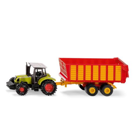 SIKU 1650 John Deere mit Silagewagen, sortiert