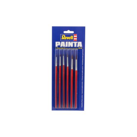 Painta Standard, 6 Größen 00-4, geblistert, Revell Qualitätspinsel