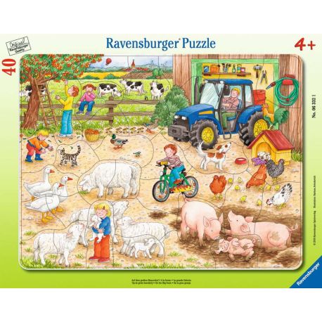 Ravensburger 6332 Puzzle Auf dem großen Bauernhof 30-48 Teile