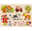 Steckpuzzle Bauernhof VI