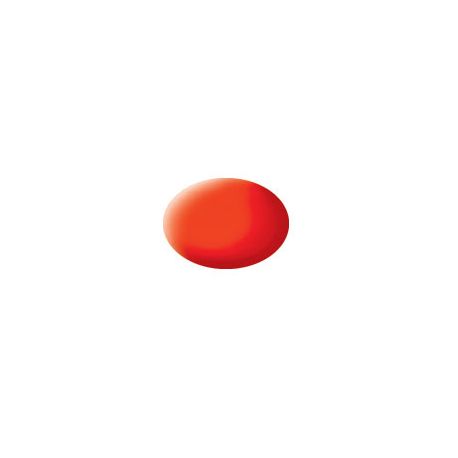 Aqua leuchtorange, matt, Revell Modellbau-Farbe auf Wasserbasis