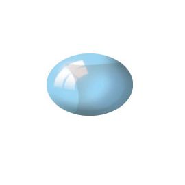 Aqua blau, klar, Revell Modellbau-Farbe auf Wasserbasis
