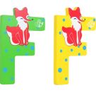 SpielMaus Holz Buchstabe F, 2-fach sortiert