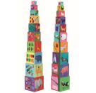 Stapel Spielzeug: 10 nature and animal blocks