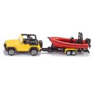 SIKU 1658 Jeep mit Boot