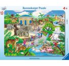 Ravensburger 6661 Puzzle Besuch im Zoo 30-48 Teile