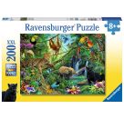 Ravensburger 12660 Puzzle Tiere im Dschungel 200 Teile XXL