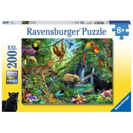 Ravensburger 12660 Puzzle Tiere im Dschungel 200 Teile XXL