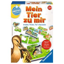 Ravensburger 24731  - Mein Tier zu mir - Puzzelspiel für die Kleinen - Spiel für Kinder ab 1 und 1/2 Jahren, Spielend