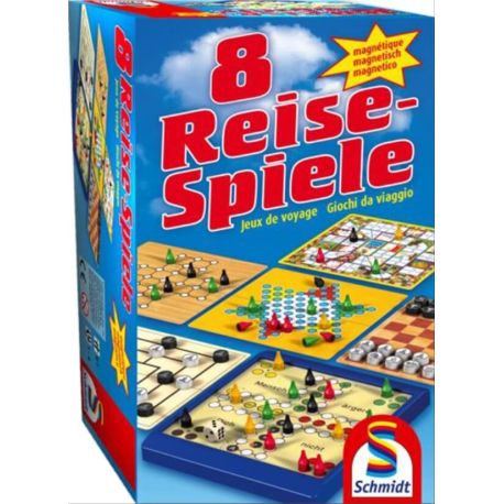Schmidt Spiele 8 Reise-Spiele magnetisch