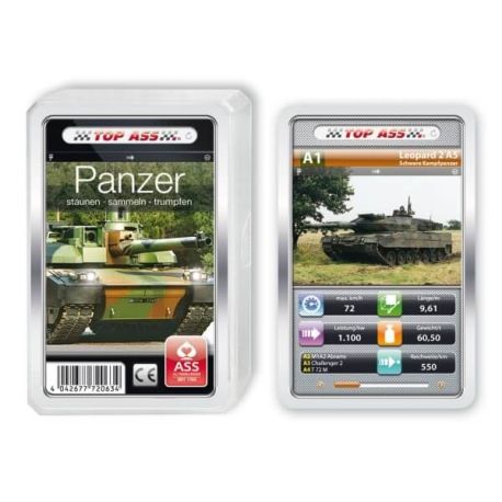 ASS TOP ASS® Panzer. Kartenspiel