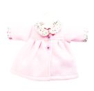 Puppen-Mantel Flausch rosa, Größe 35 - 45 cm