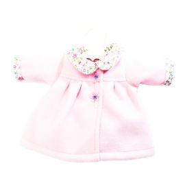 Puppen-Mantel Flausch rosa, Größe 35 - 45 cm