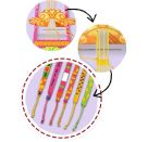 Ravensburger 18280 BeCreative Freundschaftsbändchen - Freche Armbänder aus bunten Garnen weben, DIY für Kinder ab 6 Ja