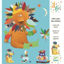 Sticker 3-6: Stickerbild Tiere